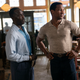 Michael K. Williams (left) Jonathan Majors (right)